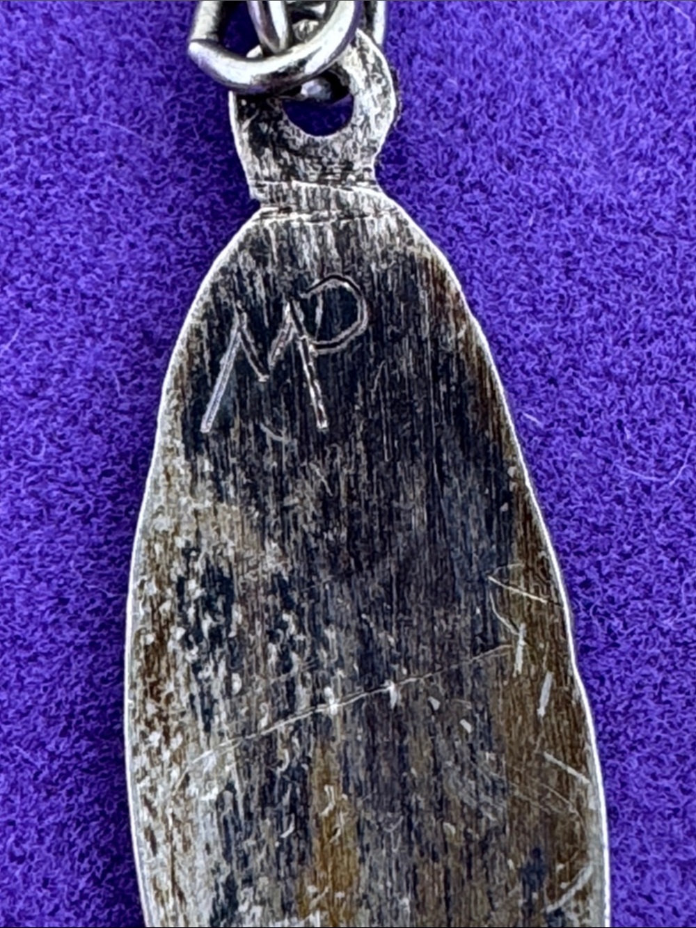 💛 Vintage Sterling Silver Native American Feather Drop Earrings | Mike Platero - Picture 4 of 7